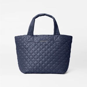 MZ Wallace Dawn Small Metro Tote Deluxe in Navy